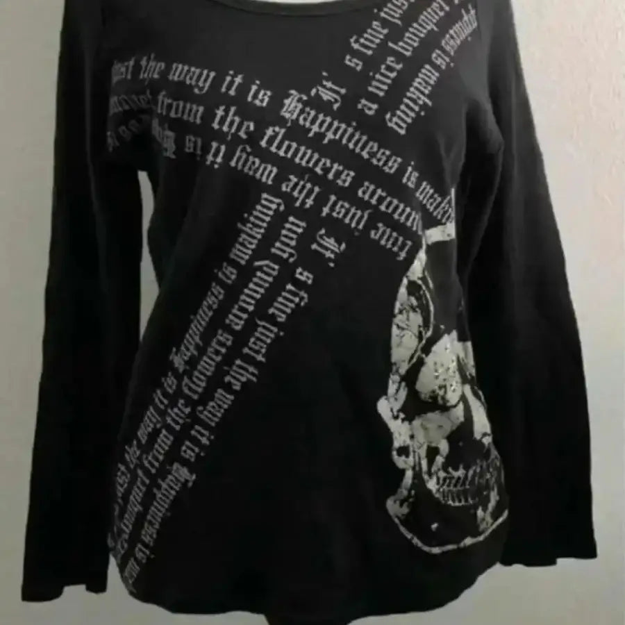 Text Cross Shirt - S