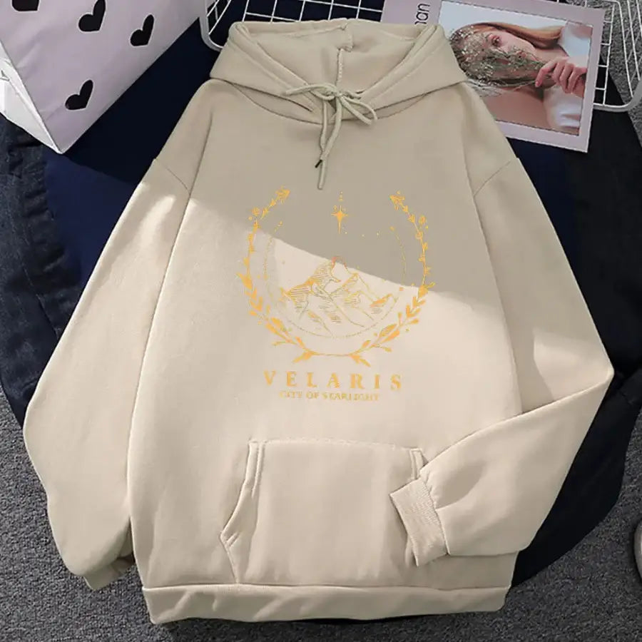 Velaris Hoodie - Beige / S