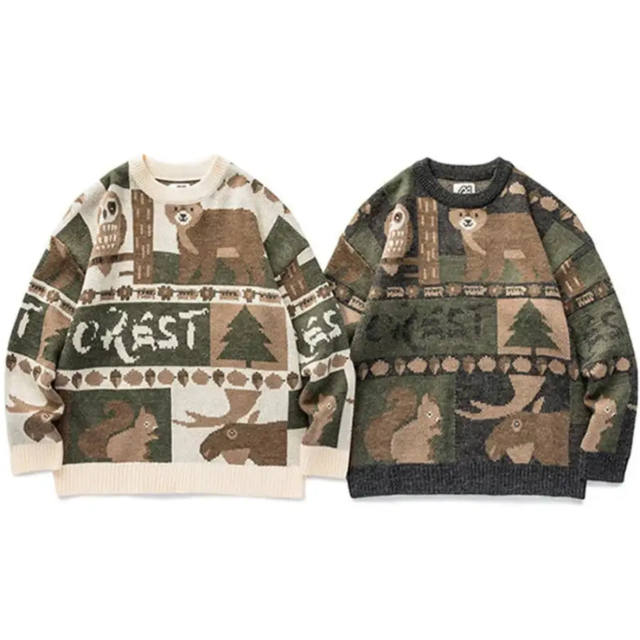 Vintage Forest Sweater