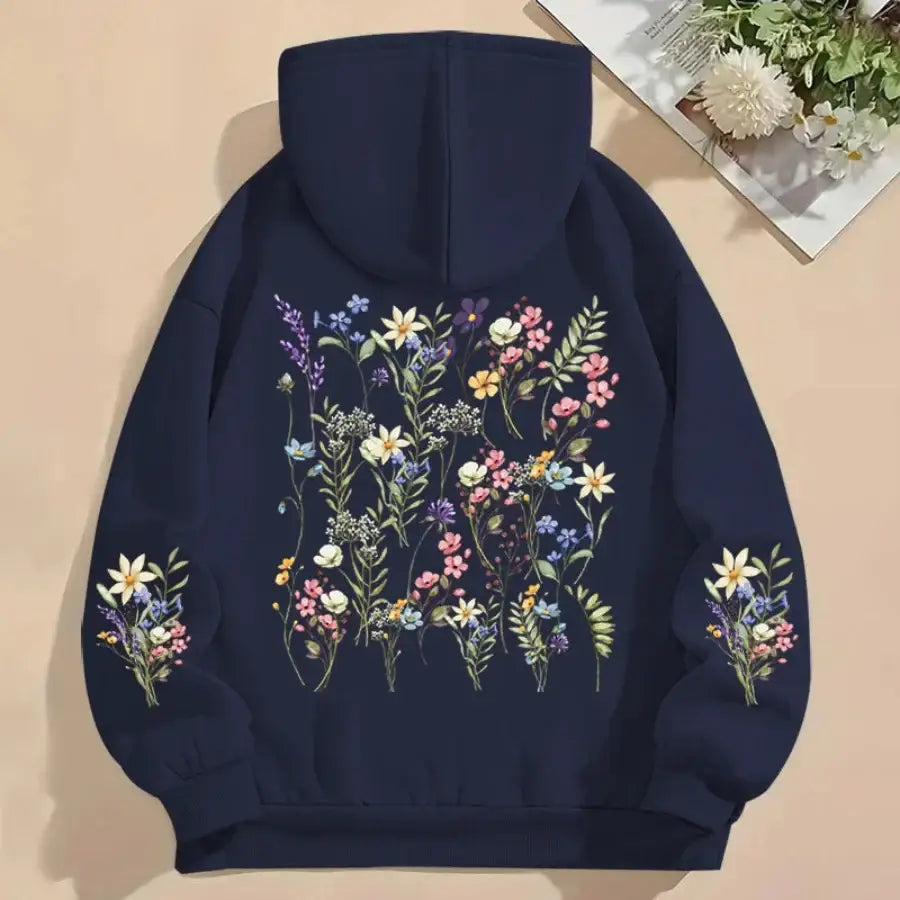 Wildflower Hoodie - Blue / XS