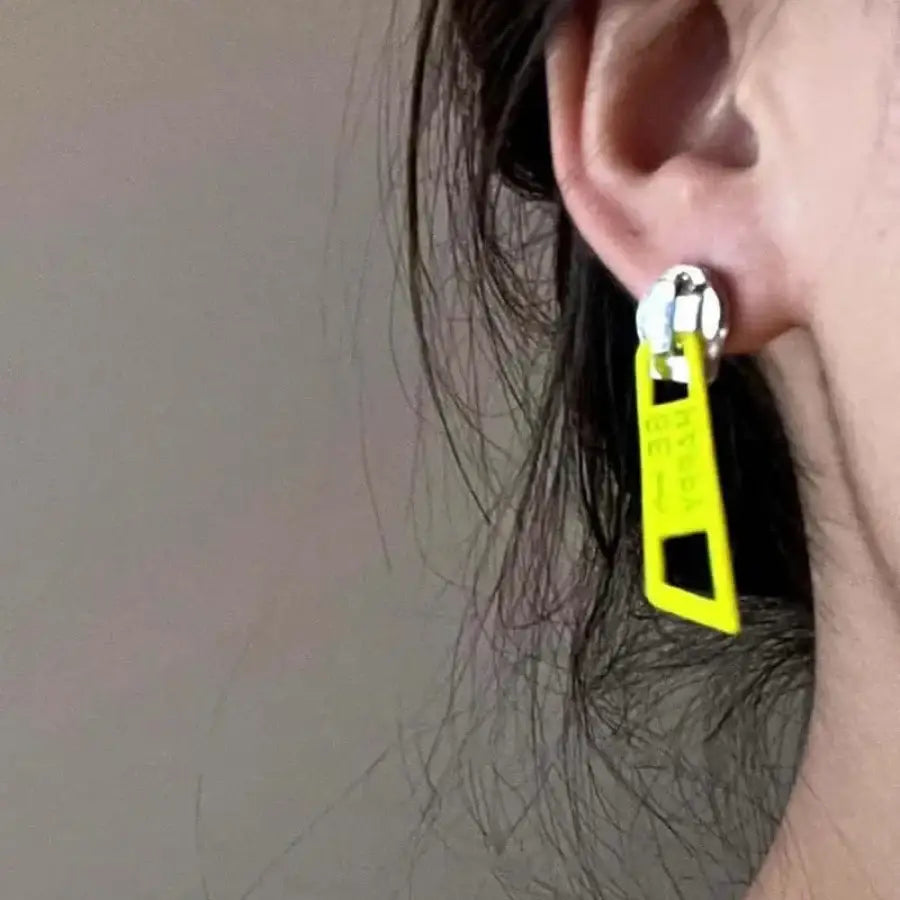 Zipper Earrings